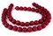 The Bead Chest Natural 18mm Wooden Beads in Red for Jewelry Making – Round Loose Wood Spacer Beads I Approximately 24 Beads
